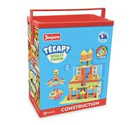 Jeujura - TECAP Multiform - 175 Pièces - Jeu de Construction 3 Ans - 8344 | Planchettes en bois - Jeu d’équilibre créatif et imagination - Modèles Inclus - Idée cadeau enfant - Fabriqué en France