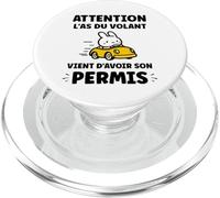 Jeune Attention l'as du Volant Humour permis de Conduire PopSockets PopGrip pour MagSafe