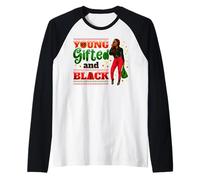 Jeune Femme surdouée et mélanine Noire Manche Raglan