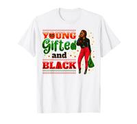 Jeune Femme surdouée et mélanine Noire T-Shirt