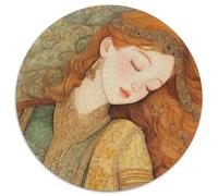 Jeune Fille endormie | pour Adultes |Portrait de Personnage| 1000pcs (67.5x67.5cm) Puzzles Jeux ÉduChatifs Puzzles De Décoration Intérieure