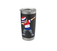 Jeune garçon Dabbing Dance Move Style streetwear Gobelet isotherme en acier inoxydable double paroi