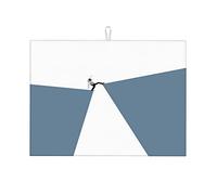 Jeune homme en costume d'affaires essayant de garder l'équilibre entre l'image, le tapis de séchage de la vaisselle, le tapis de bar à café en microfibre ultra absorbant, grand format 18 x 24 pouces