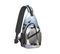 Jeunes pingouins avec sac de neige, sangles légères, robuste et durable, convient à la plupart des gens, Noir , Taille unique