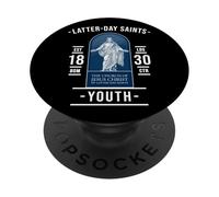 Jeunesse des Saints des Derniers Jours - Vivre pour Jésus PopSockets PopGrip Adhésif