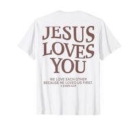 Jeunesse : Jésus t'aime, Dieu chrétien, bon garçon, fils, moi, tout-petit T-Shirt