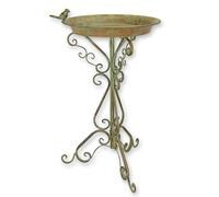 Jeunesse Stil Mangeoire à Oiseaux Avec Support Lot 2 Pièces En Fer, 74 cm
