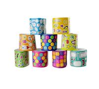 Jeux 2 mômes Coffret de 1000 Autocollants Ludiques et Variés Multicolore