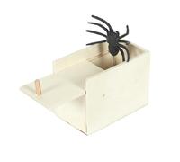 JEUX 2 MOMES, EA0054, Boite Surprise Araignée Noir, Marron, Farce et Attrape : Piégez Vos Amis avec Cette araignée terrifiante Qui jaillit en ouvrant Le Couvercle !