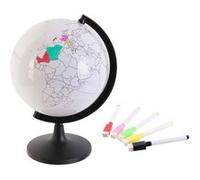 Jeux 2 Momes - Globe terrestre à personnaliser Blanc