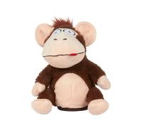 Jeux 2 MOMES - PE1028 - Peluche Singe Fou à Piles Interactif - Jouet Animé en Polyester Doux - Idéal pour Enfants - Surprise et Amusement Garantis - Couleur Noir - Taille Standard