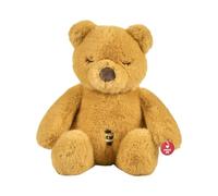 Jeux 2 MOMES - PE1036 - Peluche Ourson Ronfleur à Piles - Douce et Apaisante - Émet des Sons de Ronflement avec Lumière Chaleureuse - Idéale pour Endormir Bébé - Taille 30 cm - Marron
