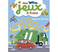 Jeux 3-5 ans engins vehicules - Pierre Caillou - Lito - broché - Livre-jeu