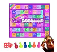 Jeux à Boire - 12,6x8,66x0,39 Pouces Drink de gibiers pour Adultes, activités de fête de Famille et d'amis interactives, Divertissement Amusant pour Les réunions, Anniversaire, Vacances, campin