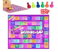 Jeux à boire - Jeu de fête en dés, Challenge du conseil d'administration pour adultes | Jeu d'événement en plein air pour camping, l'anniversaire, les vacances, la soirée de rendez-vous, talonna