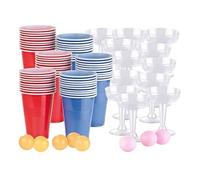 Jeux À Boire: Prosecco Et Bière-Pong, 60 Gobelets Et 12 Coupes Multicolore