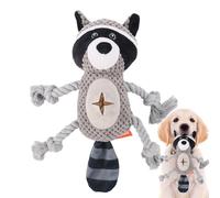 Jeux à mâcher en peluche pour chiens - jouets grinçants de grincements, ratons laveurs en peluche pour chiens grinçants, aliments mous pour petits chiens, et grands, les dents qui protègent les jouets