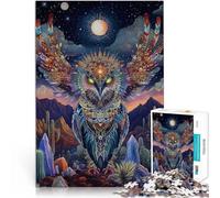 Jeux Amusants Totem du Phénix Puzzles de 1000 pièces pour Adolescents 50x75cm Décoration Murale, Cadeaux Uniques pour Anniversaire et Noël pour Les 14 Ans et Plus