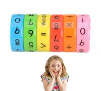 Jeux arithmétiques, Jouets mathématiques,Jouet mathématique éducatif coloré | Nombre Jouets Apprentissage éducatif mathématiques Bloc éducatif calculer Jeu pour Les