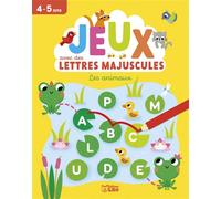 Jeux avec des lettres majuscules - les animaux - Isabelle Jacqué - Lito - broché - Document jeunesse