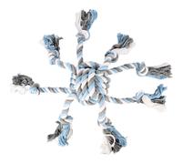 jeux Balle nouée Octopus Bleu Jim ø 17 cm x 70 cm pour chien