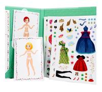 Jeux créatifs - DJECO - Stickers réutilisables poupées à habiller - Pour filles de 6 à 11 ans