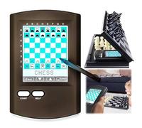 Jeux D Echec Electronique, Echiquier Electronique Interactif Chess Ordinateur D'échecs Tactile 7 en 1 avec Entraînement à L'ia Jeu D'échecs De Voyage Portable, Plus De 220 Jeux