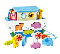 Jeux d éveil bébé pull along noah's ark