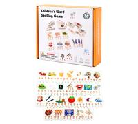 Jeux d'alphabétisation | Jeu d'Orthographe et Lecture Premiers Mots,Puzzle Alphabet Interactif Éducatif pour École Maternelle Apprentissage à La Maison