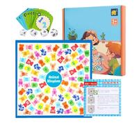 Jeux d'apprentissage des mathématiques : jeu de société à double bataille, bingo de multiplication | Jeu de société à compter, jeux de mathématiques du règne animal pour enfants, apprentissage