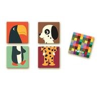Jeux D'apprentissage Mémo Puzzle Animaux 30 Pièces Multicolore TU