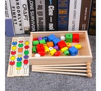 Jeux D'apprentissage Précoce Et Jouets Éducatifs, Premier Âge, Jouet En Bois, Montessori, 3+, Cadeau Pour Garçons Et Filles De 3 4 5 6 Ans