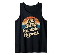 Jeux d'argent Manger Dormir Gamble Répéter Le Jeu Débardeur