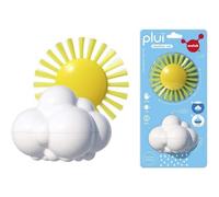 Moluk Kit de jeu éducatif Plui Weather 2843071 – nuage de pluie avec brosse de jeu Jaune