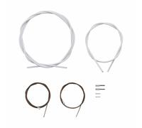 Jeux de câbles de frein revêtus de polymère Shimano BC-9000 Blanc