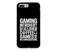 Jeux de café Introverti Dog Lover sans Conversations Coque pour iPhone 7 Plus/8 Plus