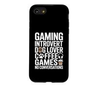 Jeux de café Introverti Dog Lover sans Conversations Coque pour iPhone SE (2020) / 7/8