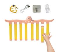 Jeux de canne à pêche - ABS 44,5x25cm | Jeu de bâtons de chute | Jeux de réaction d'entraînement de coordination œil-main 3 vitesses de chute Réponses rapides pour l'éducation au mouvement Adultes