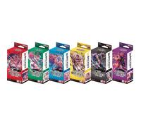 Jeux de carte débutant Bandai One Piece (x6)