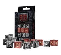 Jeux de carte set de dÃ©s Arkhane Asylum Metro 2033 Noir TU