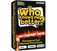 Jeux De Cartes De Fête-Who Knows Me Better ? Fun & Laughs-Jeux De Société Amusants-Would You Rather?-Quiz Pour Une Soirée Hilarante Entre Amis Et Famille