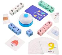 Jeux de Cartes de Mots pour | Puzzle Éducatif Coloré pour - Jeu de Mots Amusant,Idée Cadeau pour Amis Famille
