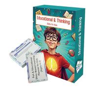Jeux De Cartes Éducatifs, Jouets STEM Narratifs, Jeu Interactif Compact pour Maternelle Voyage Activité de Groupe Garçons Filles 3 8 Ans