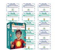 Jeux de cartes éducatives, jouets Storytelling, Jeu compact Activités interactives pour groupe préscolaire, école, maison, voyage, filles