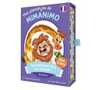 Auzou - Jeu de cartes - Mon premier jeu de Mimanimo - Multicolore - 36 cartes - 3 à 6 ans