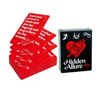 Jeux de cartes pour couple pour adultes - 50 pièces romantique, , jeu de défi relationnel | Ensemble de jeu de voyage portable pour Saint-Valentin, anniversaire, rendez-vous, nuit, retour à la