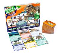 Jeux de cartes sur les animaux pr historiques pour jeunes scientifiques 4 jeux de cartes pr historiques pour les 5 ans et plus : Bingo assorti, M