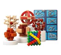 Jeux De Casse-Tête - Puzzle Intellectuel À Emboîtement,Stimulation des Jouets Intellectuels,pour Développement Compétences Et Logique Classe École Maison Voyage