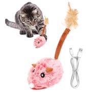 Jeux De Chats Interactifs - Jouets De Souris Réalistes Pour Chats, Jouets De À Croquer En Peluche | Souris Poilues Doux Teaser Pour Chats, Ensemble De Jeux Pour Chats Intérieur, Joué