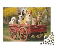 Jeux de Chiens adorables pour Toute la Famille. Idées Cadeaux pour Hommes et Femmes. Unique. 1 000 pièces (75 x 50 cm).